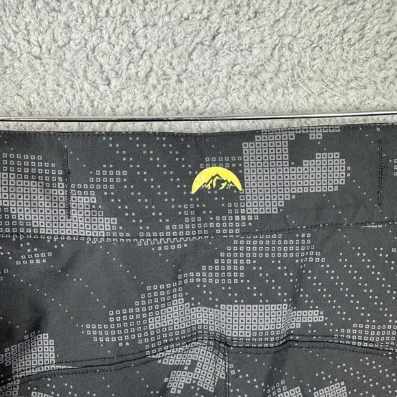 Zoic Shorts Mens Small Gray Camo Mountain Bike MTB Zip Pockets Stretch Trail Men - Picture 8 of 12